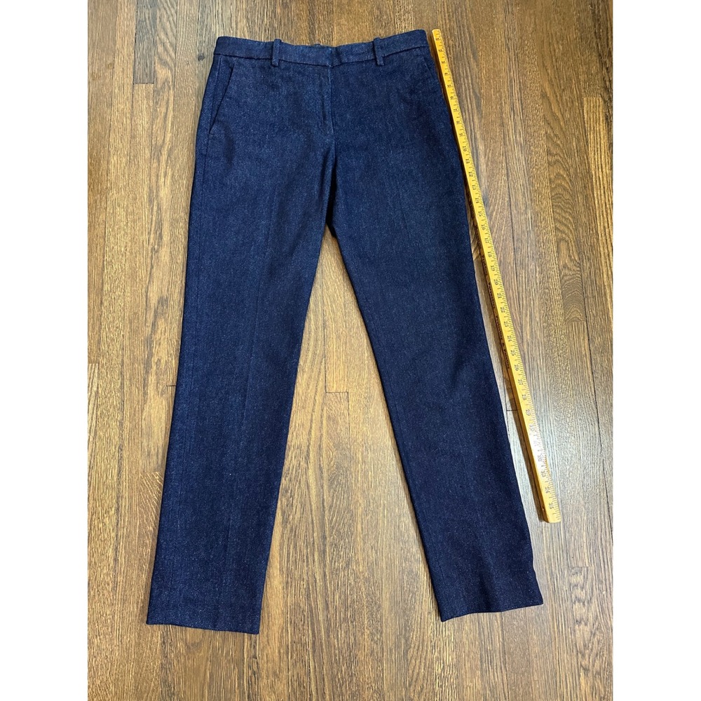 Theory Tailor Trouser D_Nep Denim 2 Pants Indigo Blue Slim Leg J0104232 Womens 6